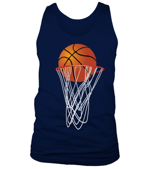 Basketball hoop and ball Men's Tank Top