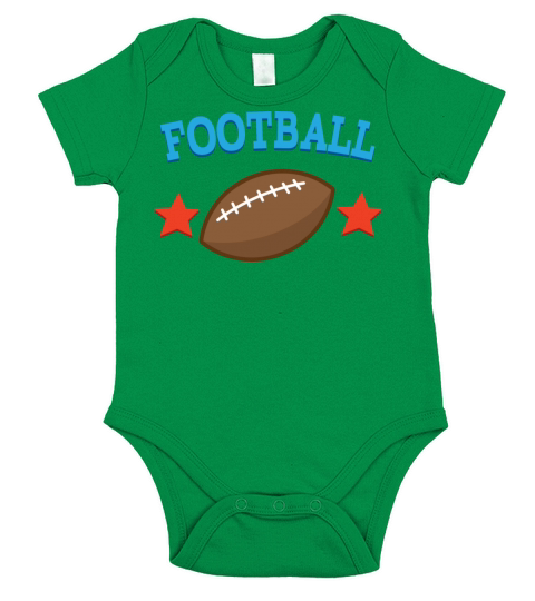 Football Player Coach Fan Short Sleeve Baby One-Piece