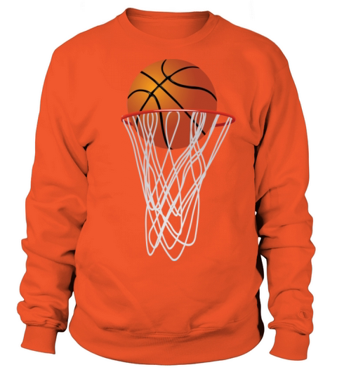Basketball hoop and ball Men's Sweatshirt