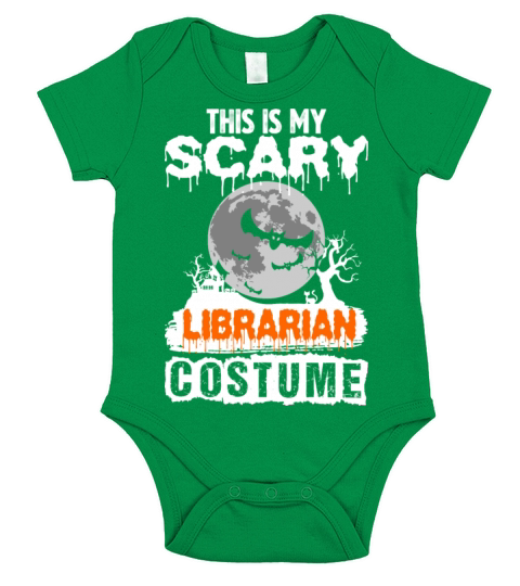 This is my Scary Librarian Costume Short Sleeve Baby One-Piece