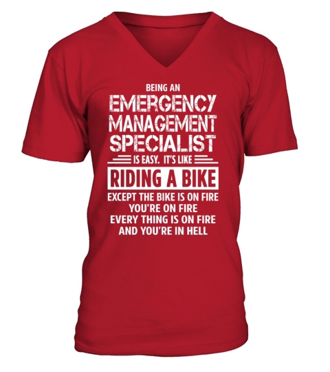 Emergency Management Specialist Men's V-Neck T-shirt