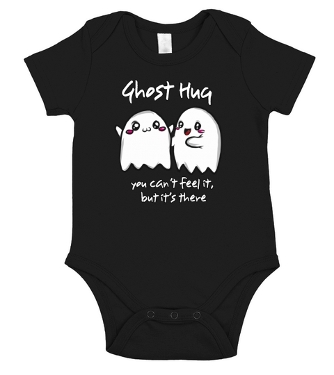 Ghost hug Halloween spooky Short Sleeve Baby One-Piece