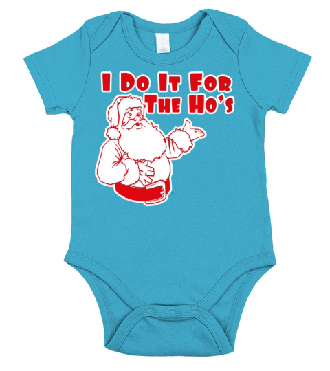 I Do It For The Hos Short Sleeve Baby One-Piece