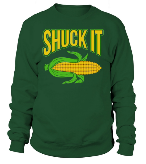 Simply Corn On the Cob Day Funny Corn Meme Pun Men's Sweatshirt