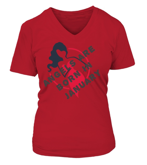Born in January Women's V-Neck T-shirt