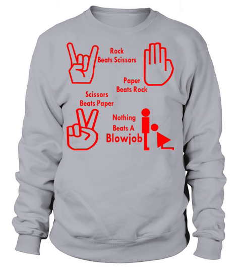 Rock Paper Scissors Blowjob Women's Sweatshirt