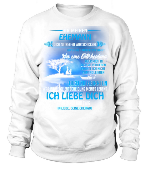 An Meinen Ehemann Sweatshirt Unisex