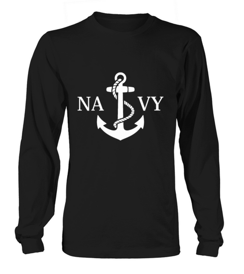 Navy birthday t-shirt Men's Long Sleeve