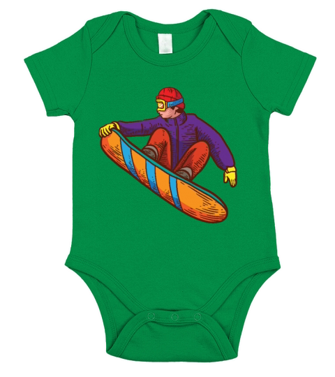 Snowboard Winter sports Snowboarder Apparel Short Sleeve Baby One-Piece