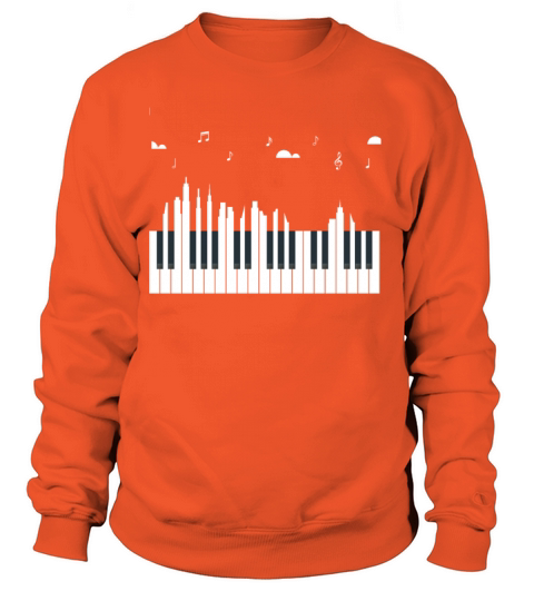 Piano City - Pianist Keyboard Player Music Gift Women's Sweatshirt