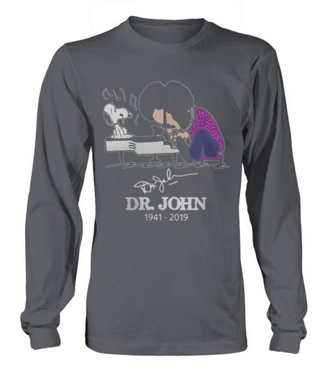 Dr John and Snoopy mashup Schroeder playing piano signature t-shirt Long sleeved Unisex