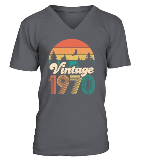 50th birthday gifts for men and women 1970 gift 50 Men's V-Neck T-shirt