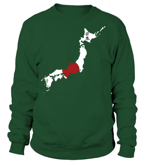Japan Map Women's Sweatshirt