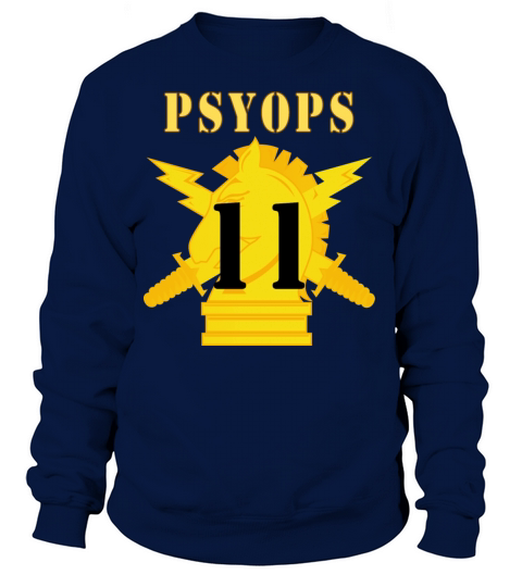 Army PSYOPS w Branch Insignia 11th Battalion Women's Sweatshirt