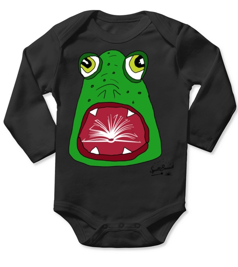 Bookie Monster Apparel Long Sleeve Baby One-Piece