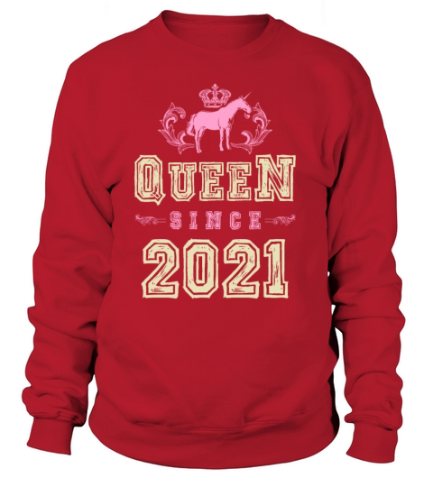 2021 Queen unicorn Women's Sweatshirt