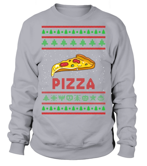 Christmas Pizza Lover Funny Winter Holiday Gift Women's Sweatshirt