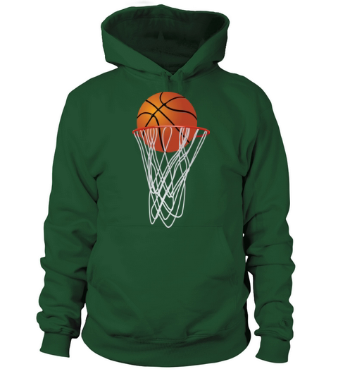 Basketball hoop and ball Women's Hoodie