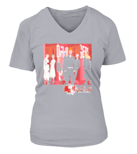 Retro Slayer Demon Anime Graphic Women's V-Neck T-shirt