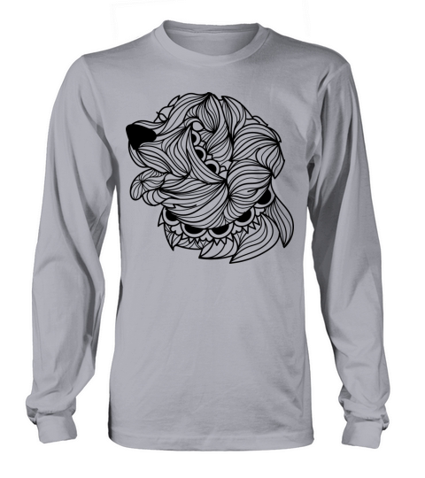 Golden retriever Mandala Women's Long Sleeve