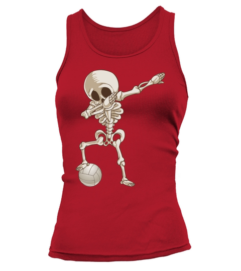 Volleyball Skeleton Dabbing Women's Tank Top