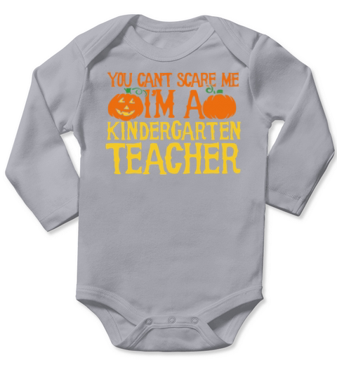 Kindergarten Teacher Long Sleeve Baby One-Piece