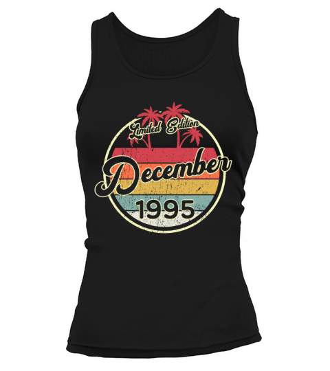 Vintage December 1995 25th Birthday 25 Year Gift Women's Tank Top