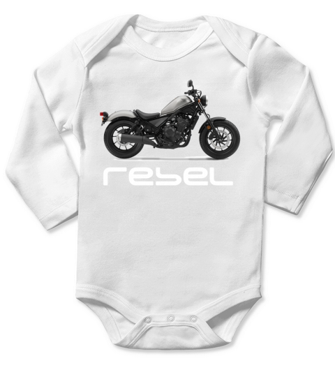 2017 Rebel 500 - Honda Powersports Long Sleeve Baby One-Piece