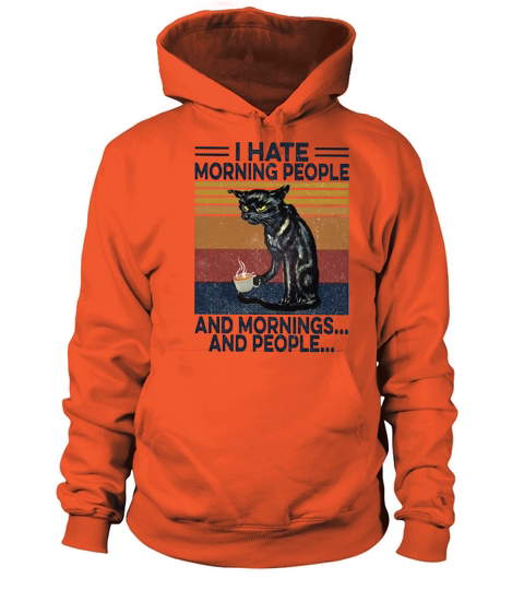 I Hate Morning People and mornings and people Women's Hoodie