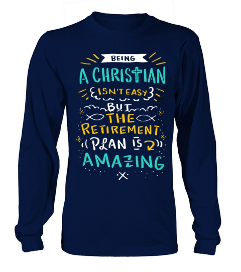Christian Christianity Awesome Retirement Plan Women's Long Sleeve