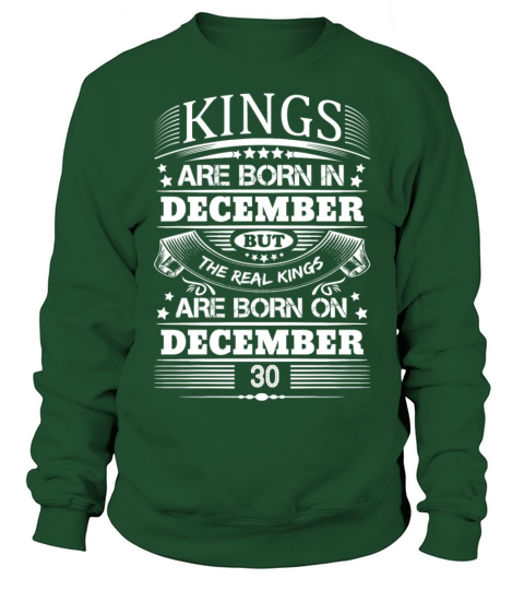 Real Kings Are Born On December 30 Women's Sweatshirt
