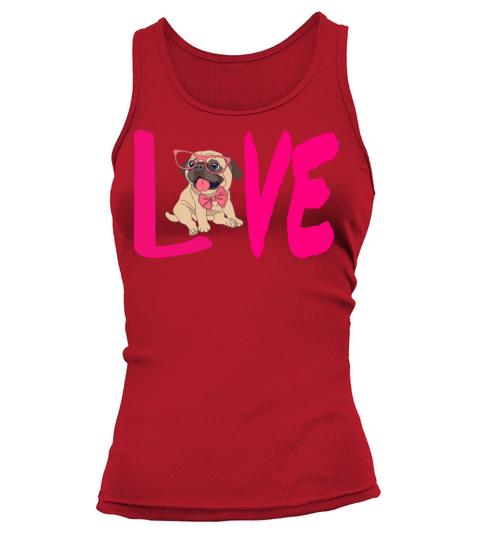 Love pug Women's Tank Top