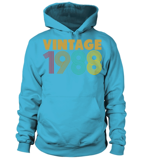 30th Birthday Vintage 1988 T Shirt Funny Women's Hoodie