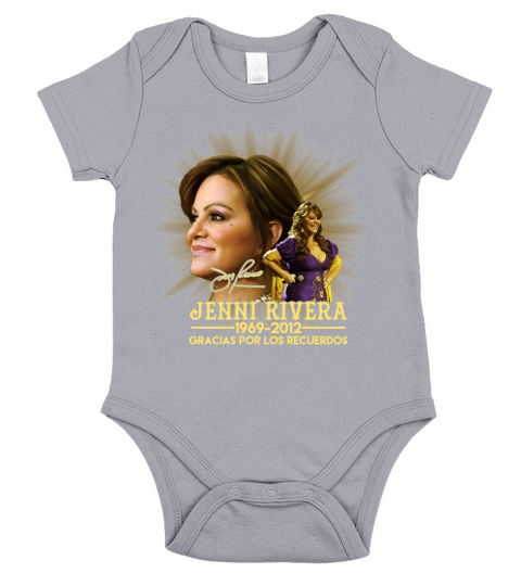 Jenni Rivera 1969 2012 Gracias Por Los Recuerdos signature Short Sleeve Baby One-Piece