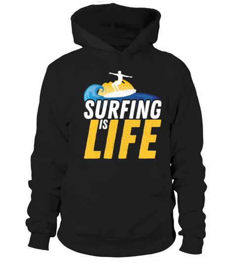 Surfing Is Life Women's Hoodie