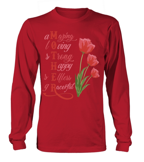 Amazing Loving Strong Happy Selfless Graceful Men's Long Sleeve