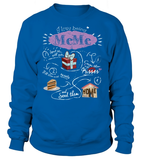 I Love Being MeMe Shirt Great Grandma Gifts Women's Sweatshirt