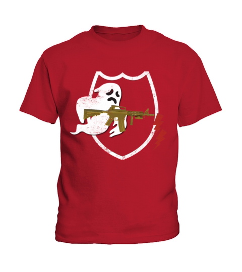 Vintage Ghost Army military Gift Allied Kids T-Shirt