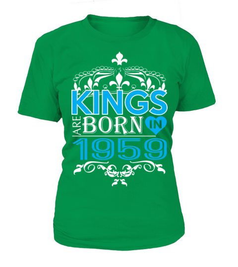 Kings Are Born In 1959 Happy Fathers Day Women's T-Shirt
