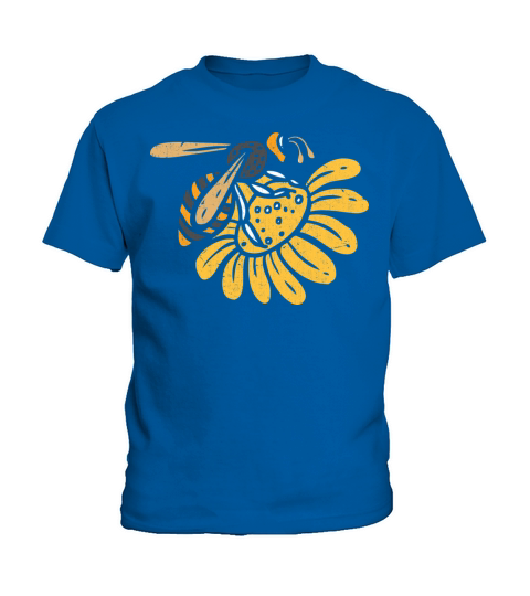 Cute Bee and Flower Honey Nature Beekeeper Kids T-Shirt