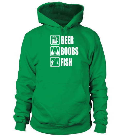 Beer boobs fish Women's Hoodie