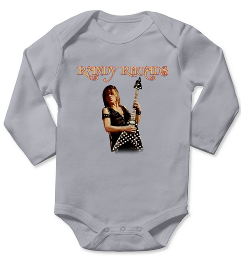 randy rhoads Long Sleeve Baby One-Piece