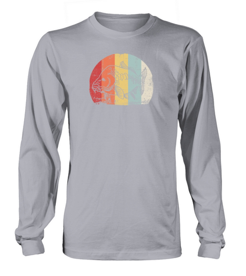 Vintage Fishing Gift Dad Carp Fishing Women's Long Sleeve