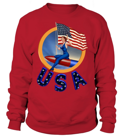 Flag USA Women's Sweatshirt