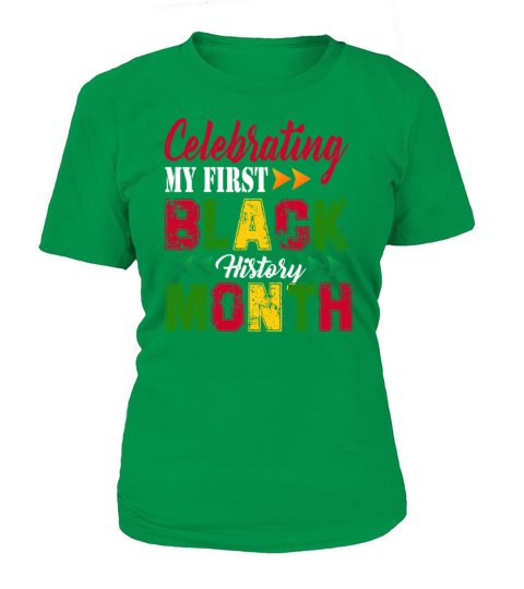 Celebrating My First Black History Month Pride Women's T-Shirt