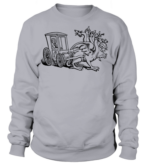 Carriage drawn by monster Sweatshirt Unisex