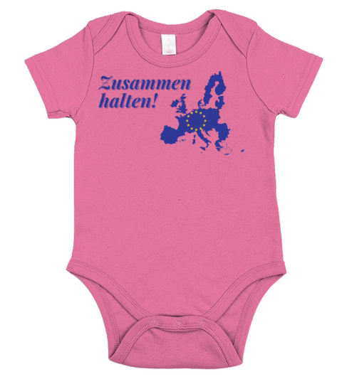 Zusammen Halten Europa Short Sleeve Baby One-Piece