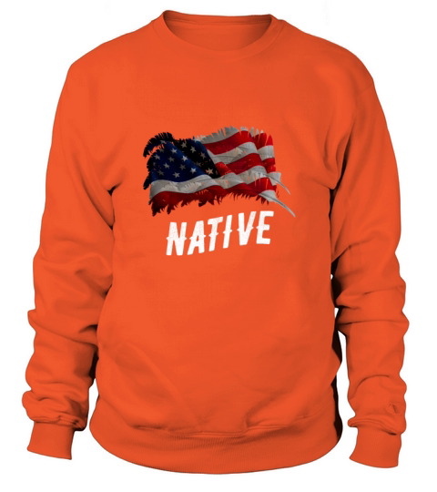 Native American Flag Shirt Cheroke Indian Gift Women's Sweatshirt