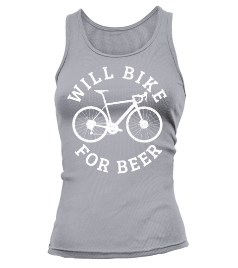 Will Bike For Beer Cycling Funny Cyclist Gift Women's Tank Top