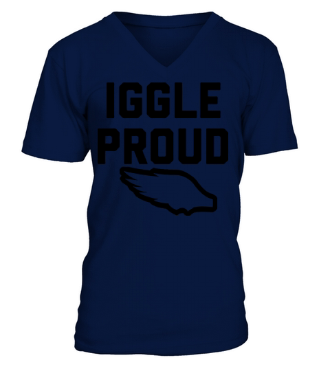 Iggle Proud Men's V-Neck T-shirt